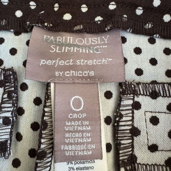 Chico’s fabulously slimming perfect stretch crop pants size 0/S - Picture 3 of 7